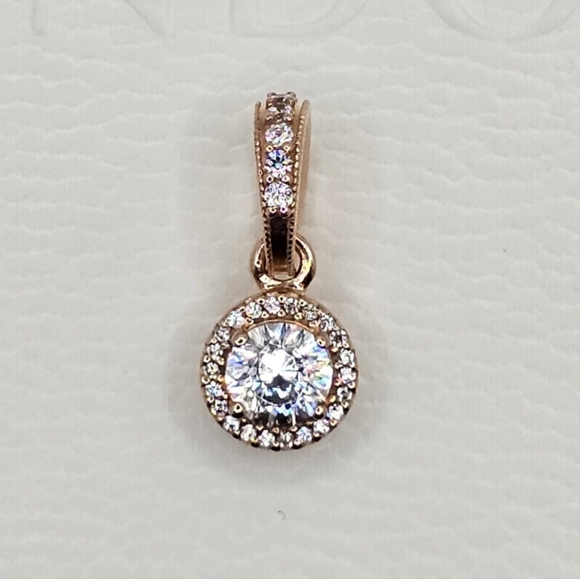 🎁 Authentic Pandora ROSE DANGLE PENDANT - Picture 1 of 6